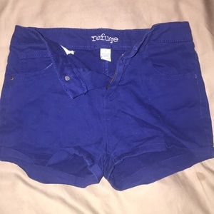 Royal Blue High Waisted shorts size 2